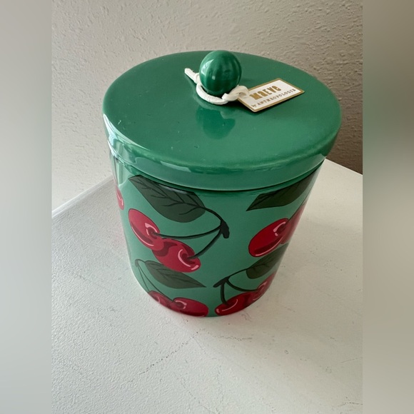 NEW Maeve by Anthropologie | Orangerie Ceramic Candle | Cherries Oh La La - Picture 3 of 8